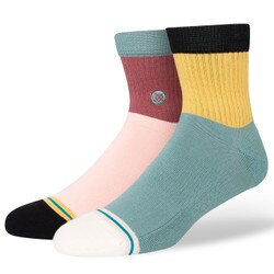 Stance Blocked Quarter Sock in Multi